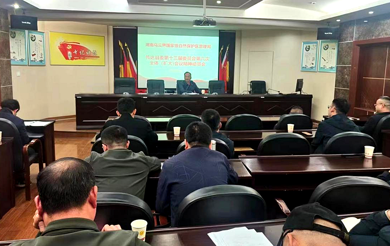 湖南乌云界国家级自然保护区管理局迅速学习贯彻县委第十三届委员会第六次全体（扩大）会议精神